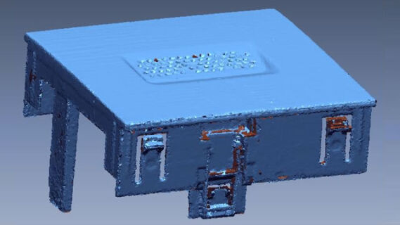 ③ スキャン後シェード画像